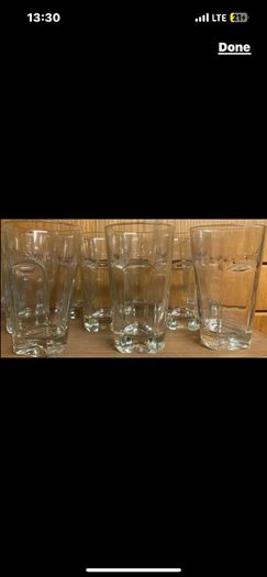 Jameson whiskey tall glasses brand new