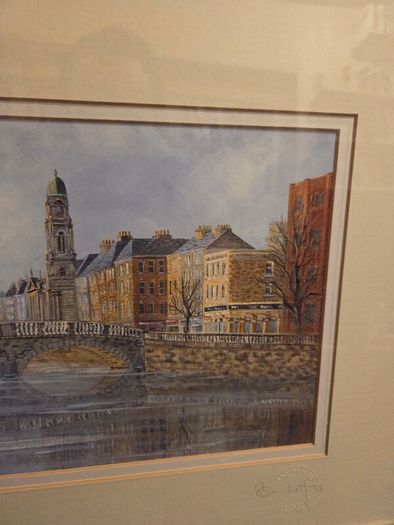 Brendan Hayes "Arran Quay Dublin" signed Lithograph