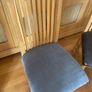ALL 4 Oak Kitchen Chairs Image 5