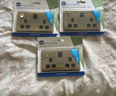 light switch brass