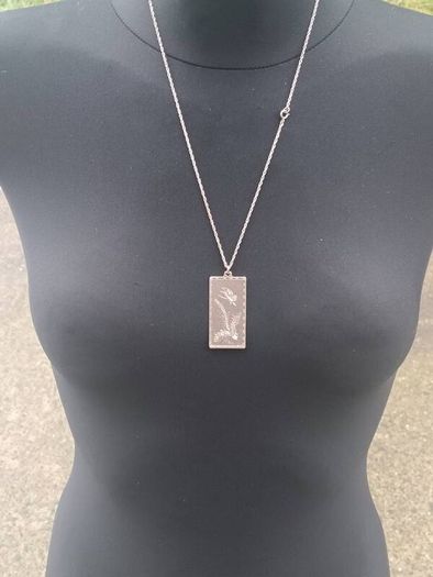 Vintage Chinese Sterling Silver Pendant Love Set