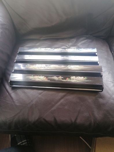 Vintage Lacquered Mahjong Tiles Racks