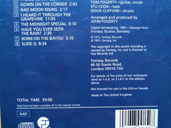 Creedence Clearwater Revival - Creedence Gold CD