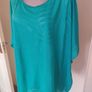 Plus size Catherines petite celadon lovely top size 3x UK26/28 Perfect condition Postage included Image 3