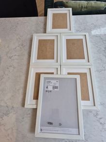 Assortment of ikea picture frames