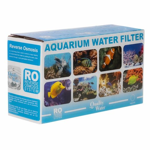 RO3 Reverse Osmosis Aquarium Filter 75GPD + demi
