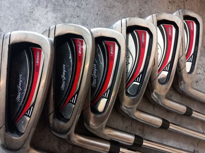 McGregor golf irons..Left handed clubs