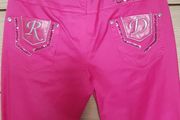 Redial pink pants  satin look size s never worn