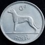 Ireland - 1953 - 6 Pence - Wolfhound - AU - KM.13a - [2770] Image 2