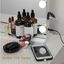 Hollywood mirror, make up mirror with LED lights, touch control, large cosmetic mirror with dimmable LED lights, cosmetic mirror with lighting, vanity mirror with 12 lights, white Image 3
