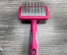 Pet hair grooming tool
