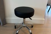 Heavy Duty Black Adjustable Swivel Stool