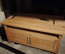 Oak TV unit