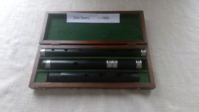 Irish Blackwood Flute by Des Seery