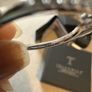 Tolkowsky 18ct White Gold Diamond Halo Ring Image 4