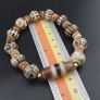 Antique Burmese Pumtek Pyu & Stripe Pattern Agate Bead Bracelet Image 2
