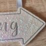 NEW Wooden Dancing arrow sign Image 2