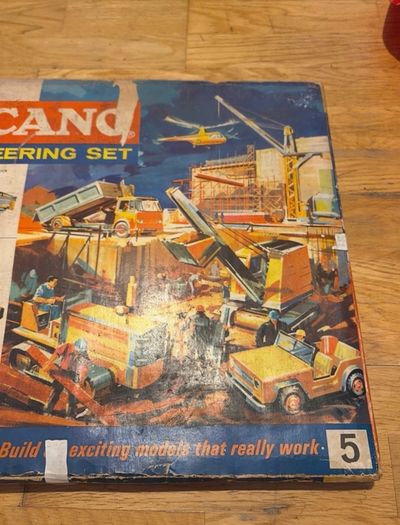 Vintage Meccano Site Engineering Set No. 5 Boxed with All Manuals & Instructions