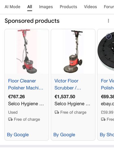 Shop Floor Cleaner Scrubber Victor 450