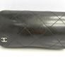 Chanel Black Leather Quilted Hardshell Sunglasses Case Image 8