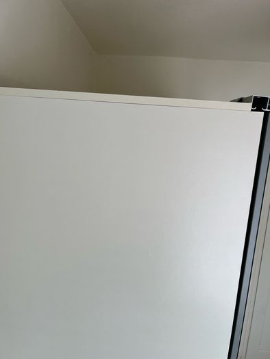 IKEA ELGA Wardrobe with glass sliding doors