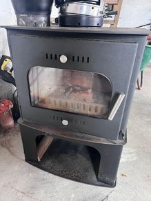 Multi Fuel Stove with Log Box