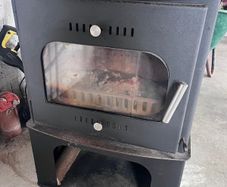 Multi Fuel Stove with Log Box