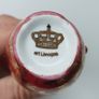 Collectible Limoges porcelain jug/bud vase  red with gold details Image 3
