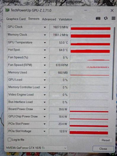 Asus Cerberus GTX 1070 Ti 8gb