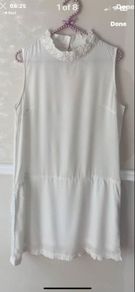 dress Bnwt Grace & Mila white dress with high neck detail