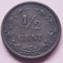 1891 Netherlands 1/2 Cent - Willem III / Wilhelmina coin Image 3