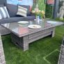 8 Seater Rattan Dining Set with Rising Table Image 3