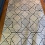 Cream and Navy Ez Living Rug Image 2