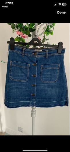 denim skirt medium