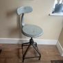 Vintage Nicolle France Industrial Draughtsman Chair Image 2