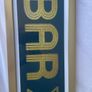 Gold framed bar sign Image 2