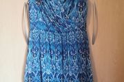 Brooks Brothers pure silk floral dress UK 12