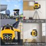 Automatic Self Levelling Rotating Laser Rotary Laser Level 500m Range RED LASER LINE Image 2