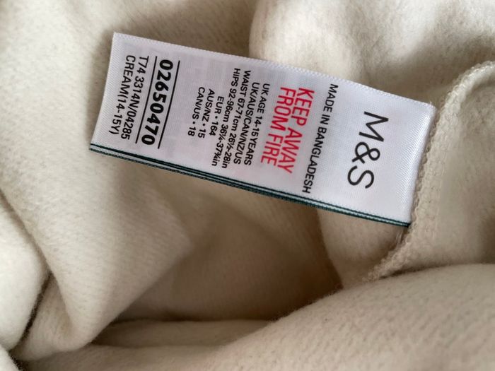 Marks & Spencer Cargo-Style Joggers - Age 14/15 - New with Tags