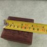 Vintage Small Hinged Carved Floral Wood Box Rings Trinkets Image 4