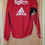 Liverpool FC Adidas 2007/08 1/4 Zip Hooded Drill Top - Small size Image 8