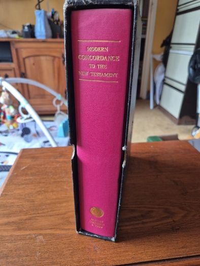 Unique Item. Vintage SlipC. Modern Concordance to the New Testament. 1976. Religious.Bible.