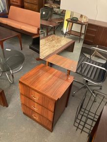 Vintage 1960s Chest of Drawers with Mirror -  Warehouse and Showroom Open Saturday 12th September 12 till 4pm Eircode R95T227