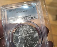 1884-O Morgan dollar