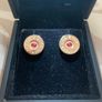 Gina Stewart Cox Rose Gold Earrings Image 2