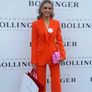 Fab Zara Bloggers Insta Famous Pumpkin Orange Suit Co Ord Blazer and Trousers   Size XL UK 14 Image 2