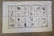 vintage Cornish Language Tea Towel