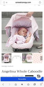 Car seat Canopy - Car seat cover