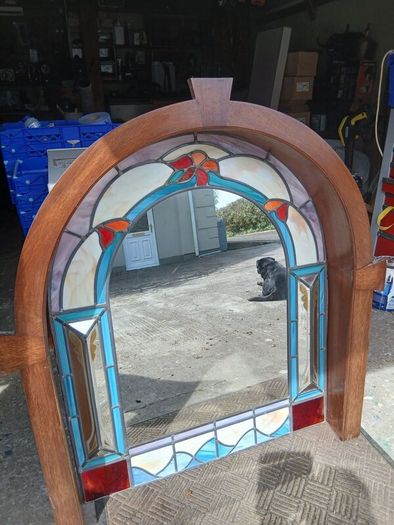 Led glass mirror