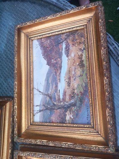 3 original paintings of Ireland by Deirdre O'Donnell, great condition. D18